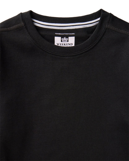 Weekend Offender Junior Thunder Sweatshirt Black