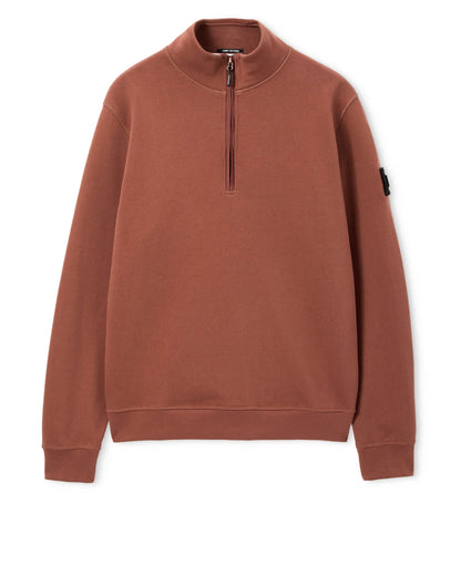 Weekend Offender Kraviz 1/4 Zip Clay Brown