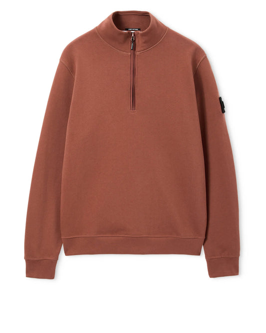 Weekend Offender Kraviz 1/4 Zip Clay Brown