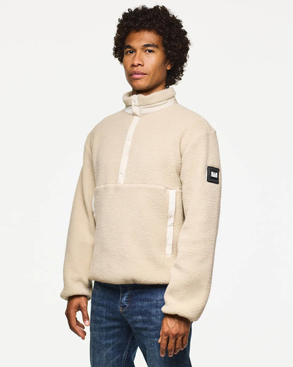 Weekend Offender Stanier Sherpa Fleece Sweatshirt Calcium