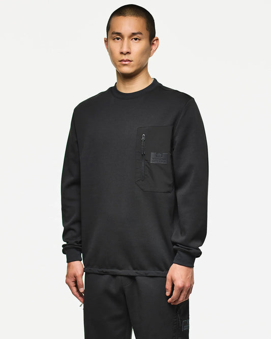 Weekend Offender Cerati Crew Sweatshirt Black