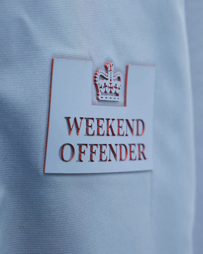 Weekend Offender Cerati Crew Sweatshirt Blue Shadow