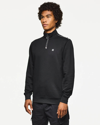 Weekend Offender Matisa 1/4 Zip Black