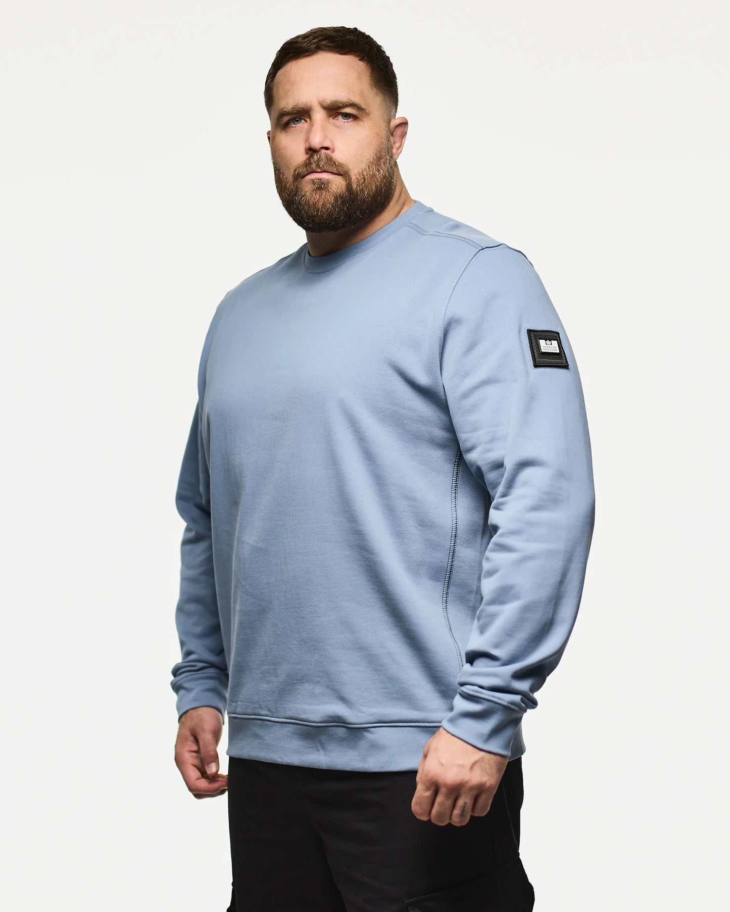 Weekend Offender Plus Size Thunder Sweatshirt Blue Shadow