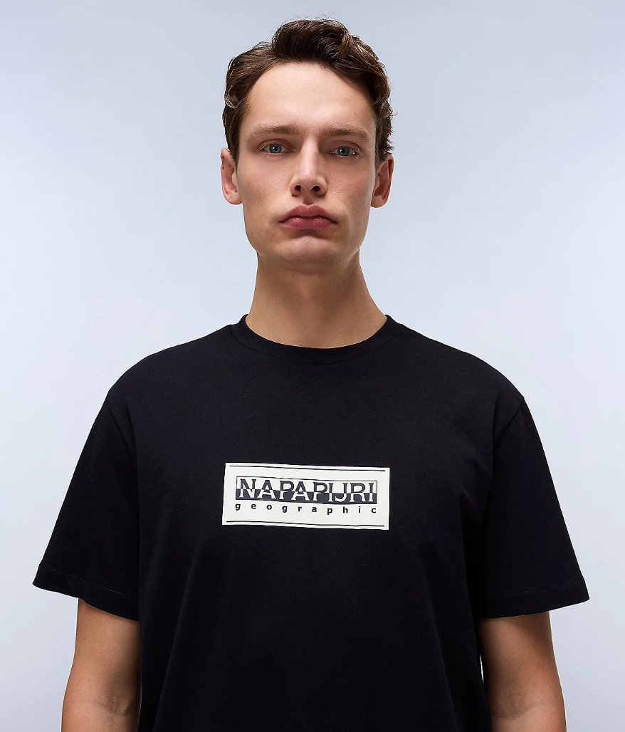 Napapijri S-BOX LOGO T-Shirt Black