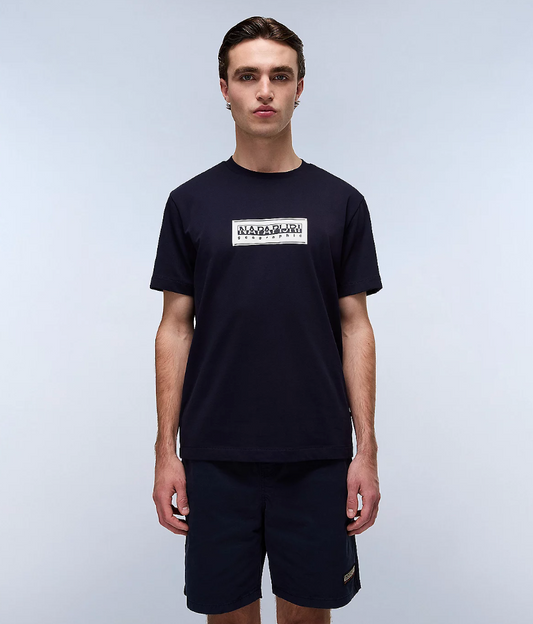 Napapijri S-BOX LOGO T-Shirt Blue Marine