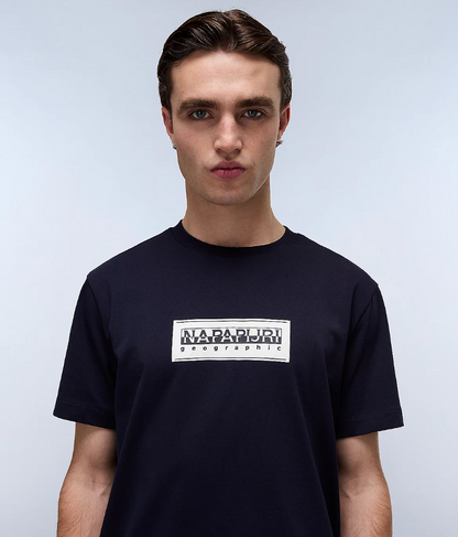 Napapijri S-BOX LOGO T-Shirt Blue Marine