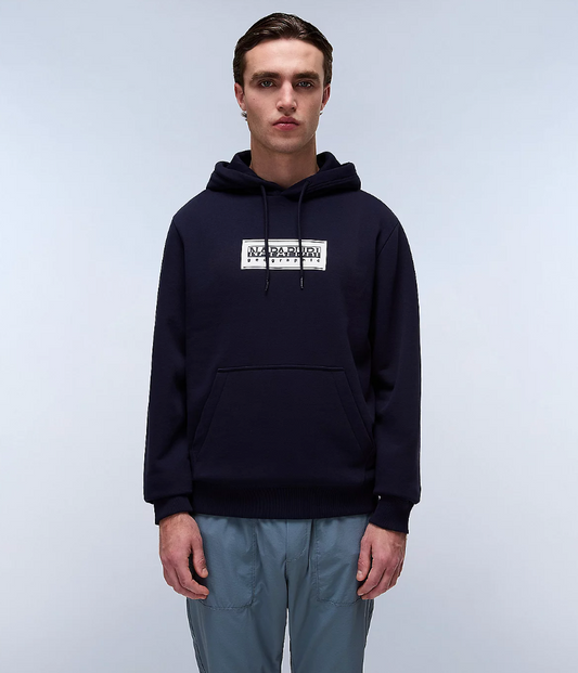 Napapijri B-BOX LOGO Hoodie Blue Marine