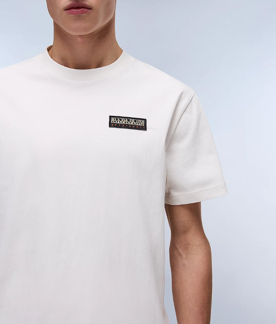 Napapijri S-IAATO T-Shirt White Whisper