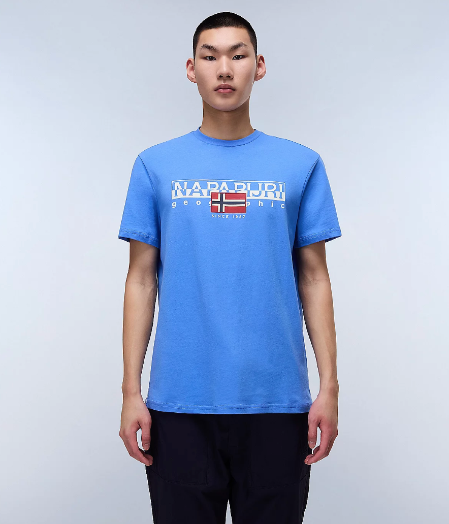 Napapijri S-AYLMER T-Shirt Ultramarine Blue