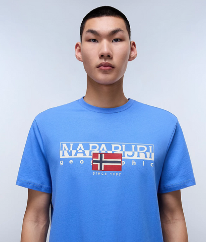 Napapijri S-AYLMER T-Shirt Ultramarine Blue