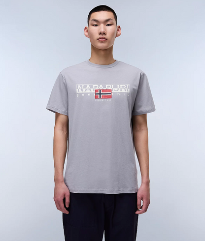 Napapijri S-AYLMER T-Shirt Ultimate Grey
