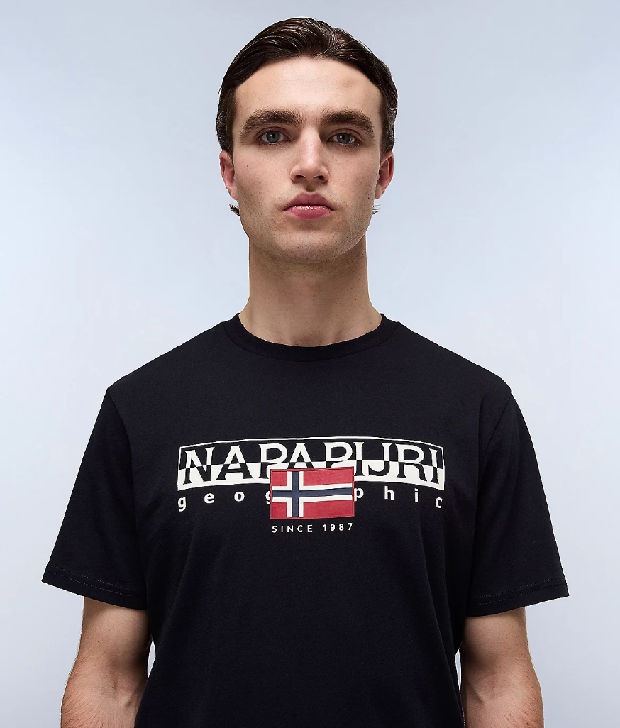 Napapijri S-AYLMER T-Shirt Black