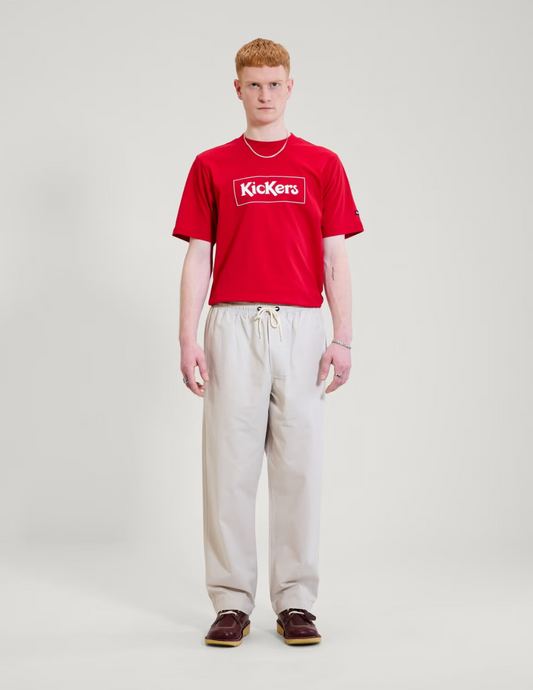 Kickers Box Print T-Shirt True Red