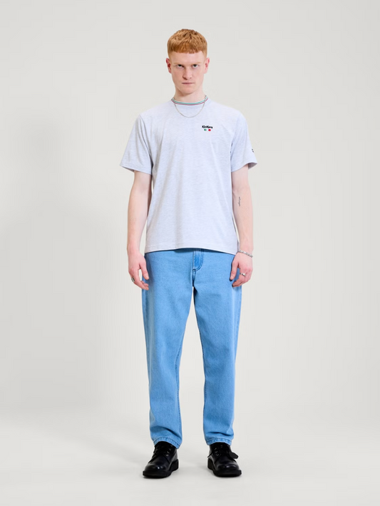 Kickers Classic Fit SS T-Shirt Light Grey Marl