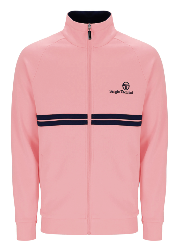 Sergio Tacchini New Dallas Track Top Quartz Pink/Maritime Blue