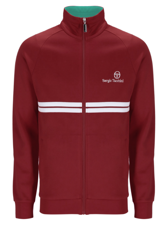 Sergio Tacchini New Dallas Track Top Rhubarb/Gardenia/Aruba Blue