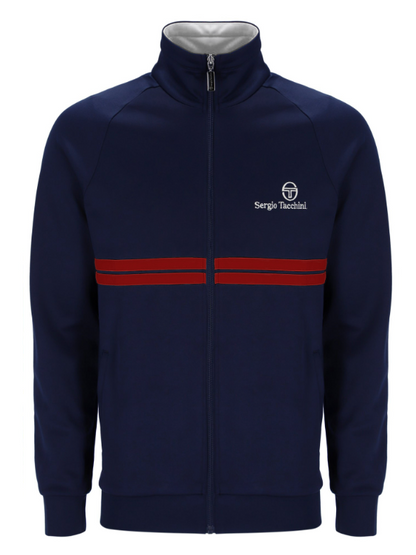 Sergio Tacchini New Dallas Track Top Maritime Blue/Adrenaline Rush