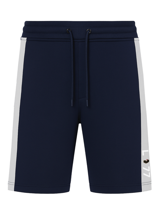 Luke 1977 Hakon Panel Detail Shorts Dark Navy