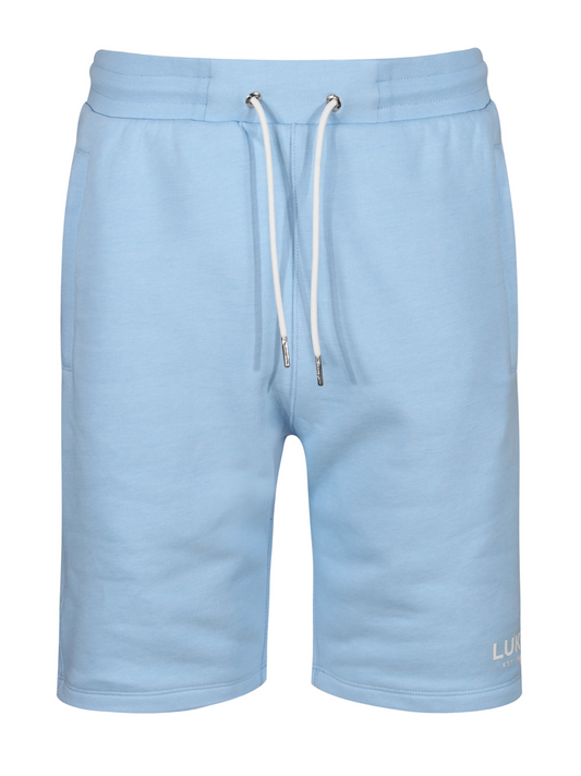 Luke 1977 Staggering Sweat Shorts Sky Blue