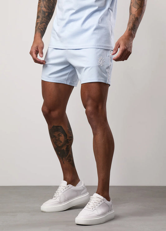 Gym King Taped Jersey Short Sky Blue