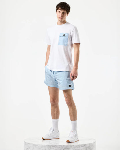 Weekend Offender Stiniva T-Shirt White/Ocean Wave