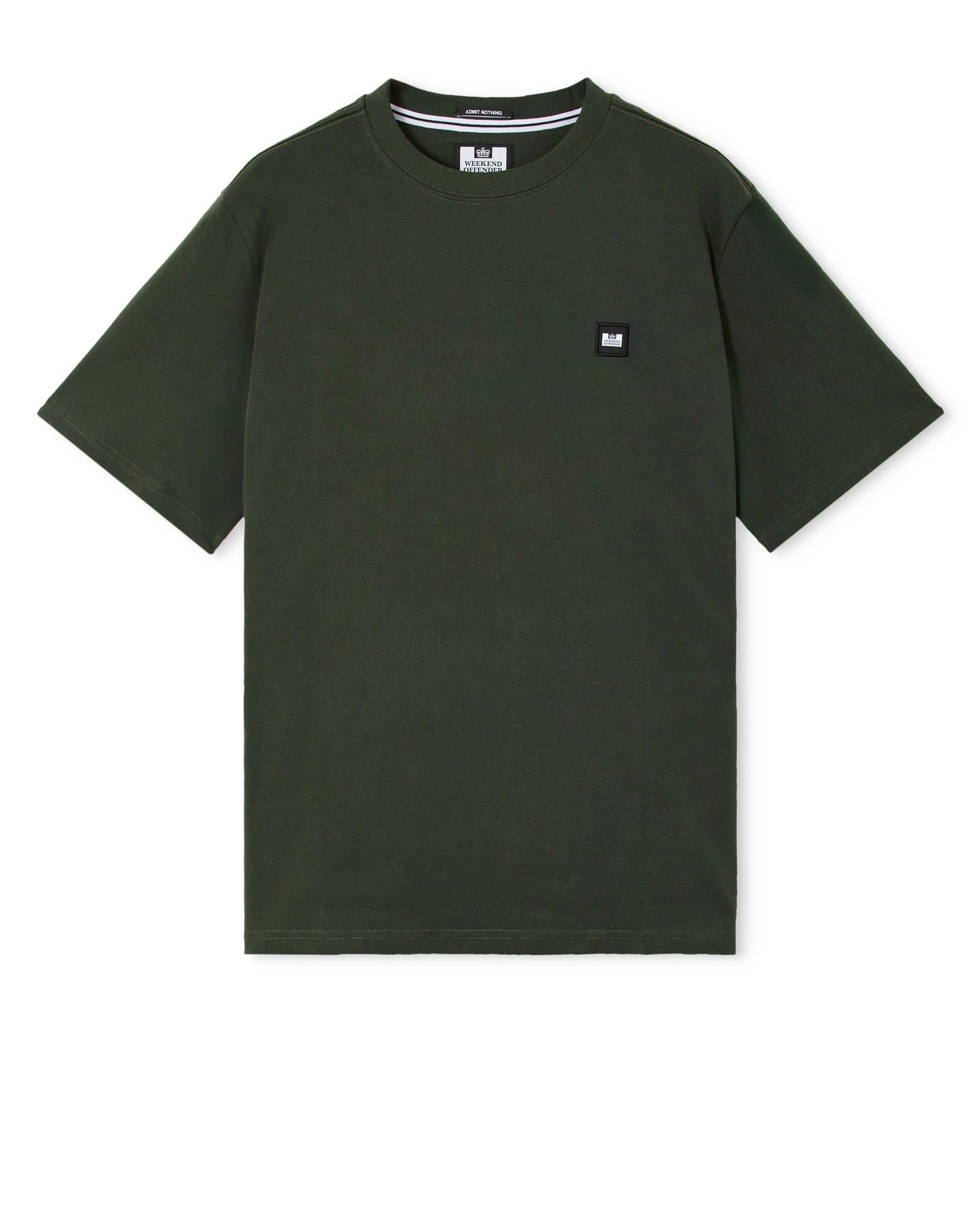 Weekend Offender Plus Size Brooklands T-Shirt Black Forest Green