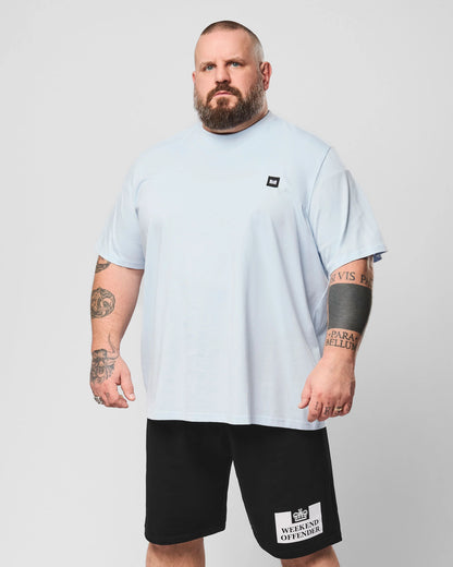 Weekend Offender Plus Size Brooklands T-Shirt Sky