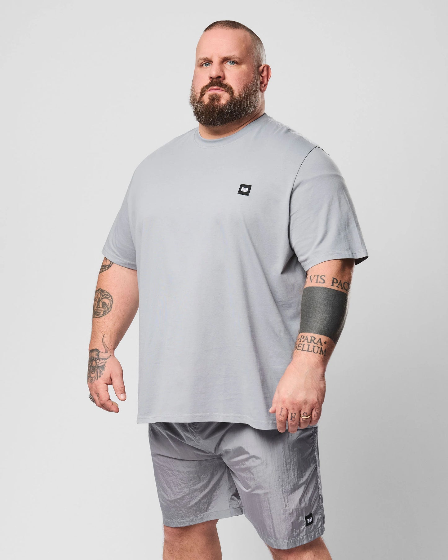 Weekend Offender Plus Size Brooklands T-Shirt Smokey