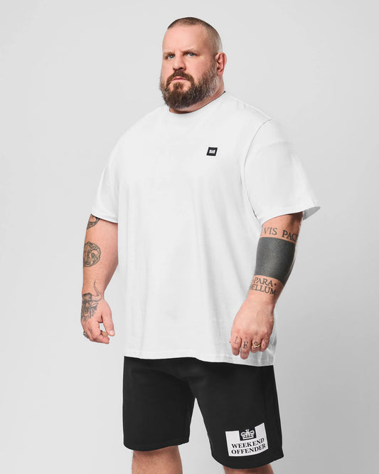 Weekend Offender Plus Size Brooklands T-Shirt White