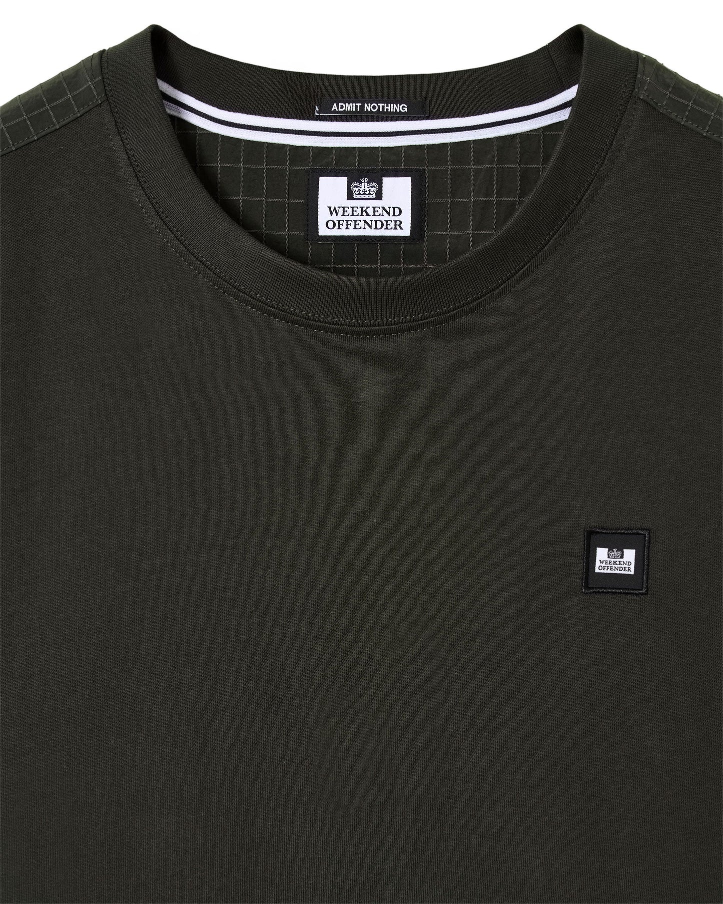 Weekend Offender Garcia T-Shirt Black Forest Green