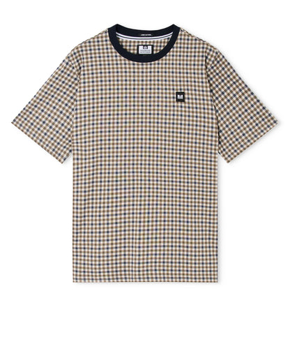 Weekend Offender Trimmer T-Shirt Mid House Check