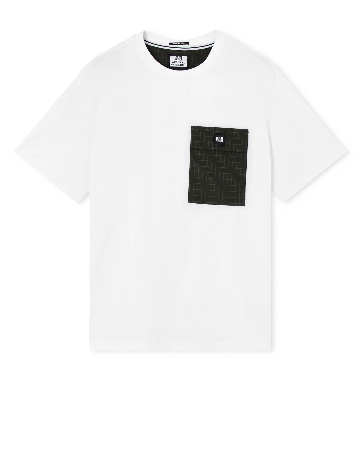 Weekend Offender Stiniva T-Shirt White/Black Forest Green