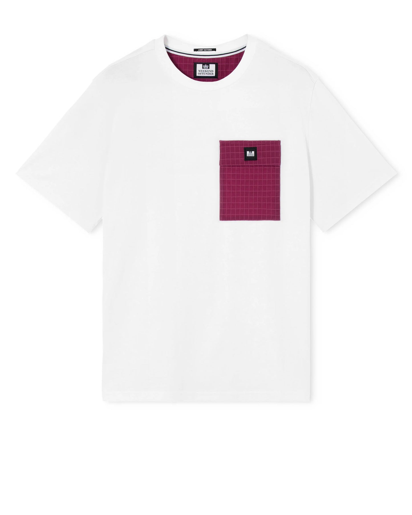 Weekend Offender Stiniva T-Shirt White/Kirsch