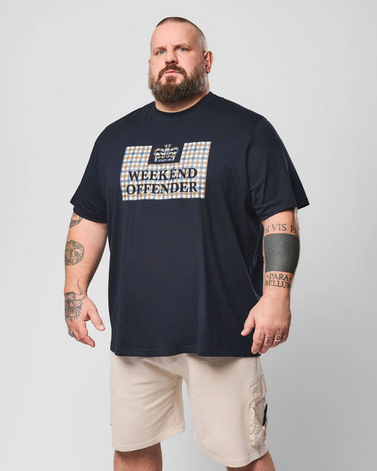 Weekend Offender Plus Size Shevchenko T-Shirt Navy