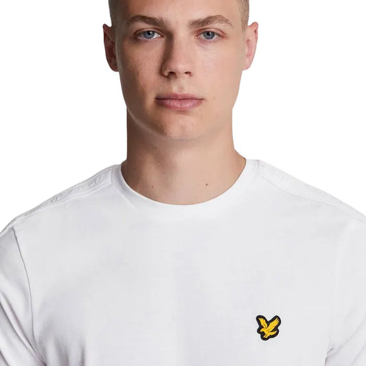 Lyle & Scott Sports Tape T-Shirt White