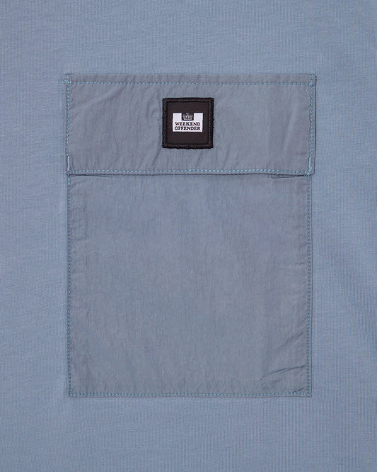 Weekend Offender Plus Size Stiniva T-Shirt Blue Shadow