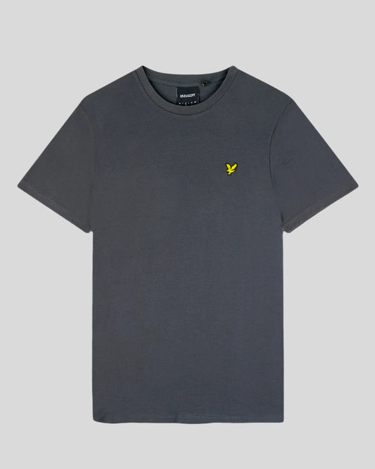 Lyle & Scott Cotton Crew Neck T-Shirt Gunmetal