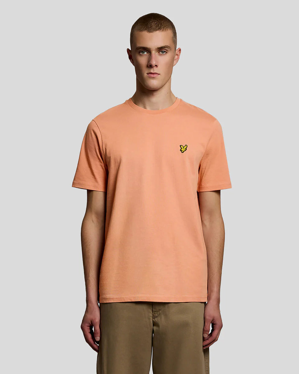 Lyle & Scott Cotton Crew Neck T-Shirt Terracotta Pot
