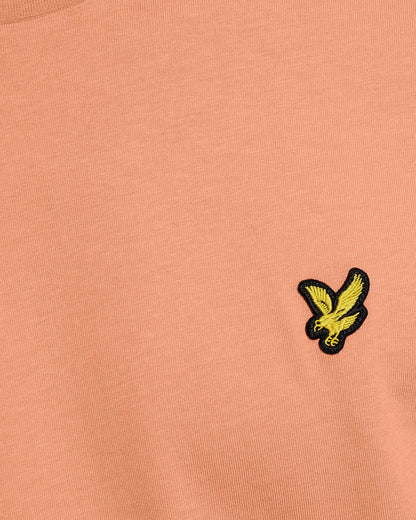 Lyle & Scott Cotton Crew Neck T-Shirt Terracotta Pot