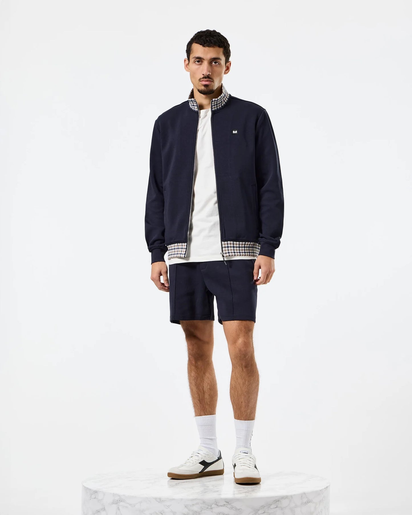 Weekend Offender Maya Rib Track Short Navy