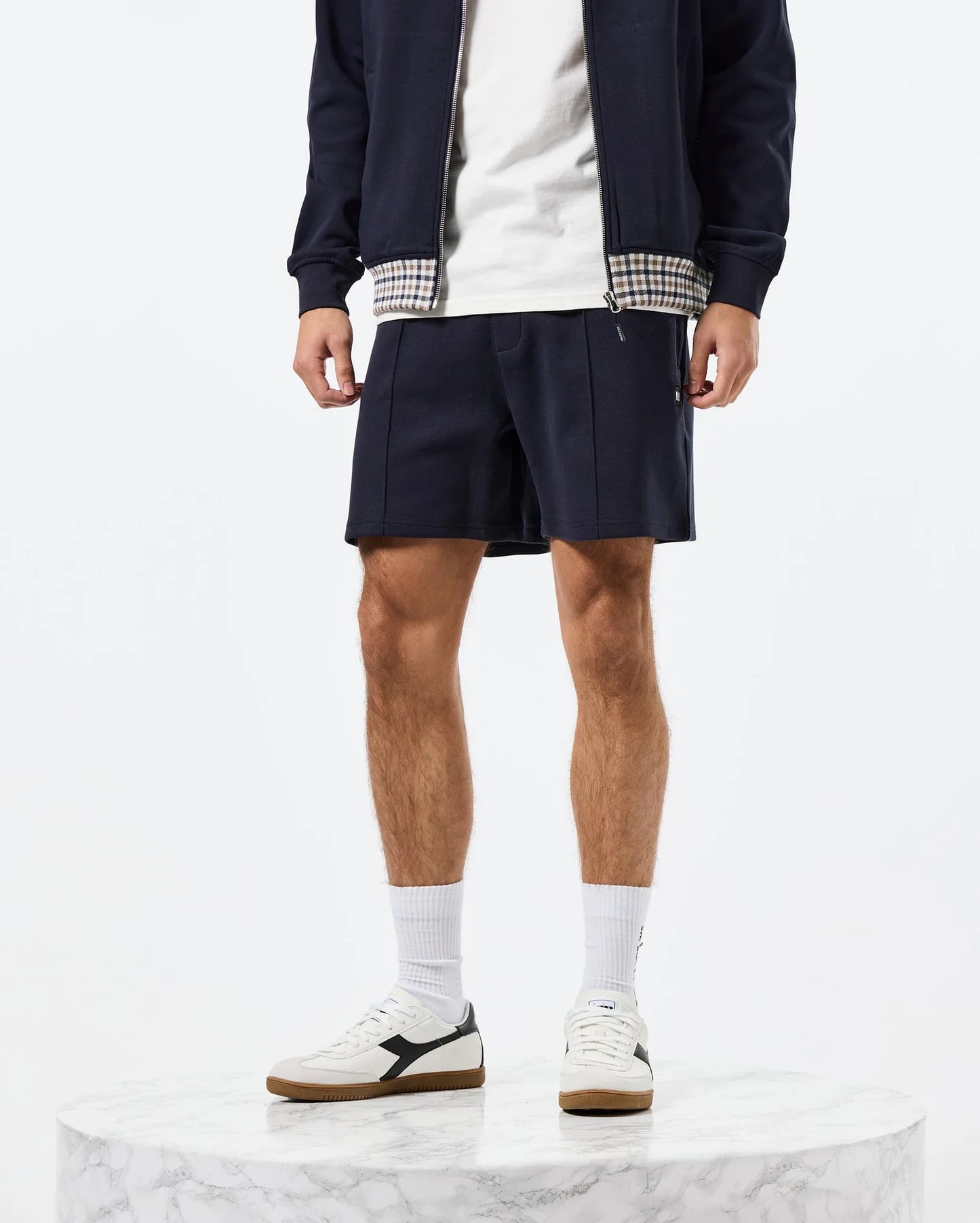 Weekend Offender Maya Rib Track Short Navy