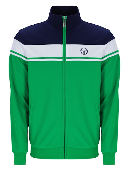 Sergio Tacchini Damarindo Track Top Maritime Blue/White/Fern Green