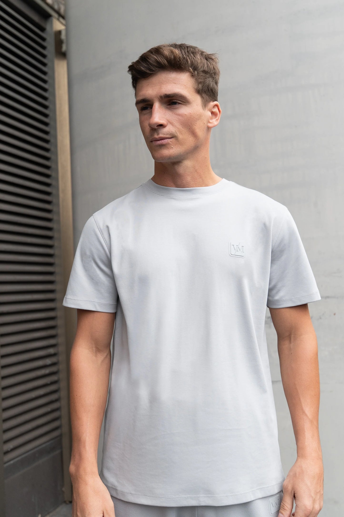 Valere Milano Mercerised T-Shirt Grey