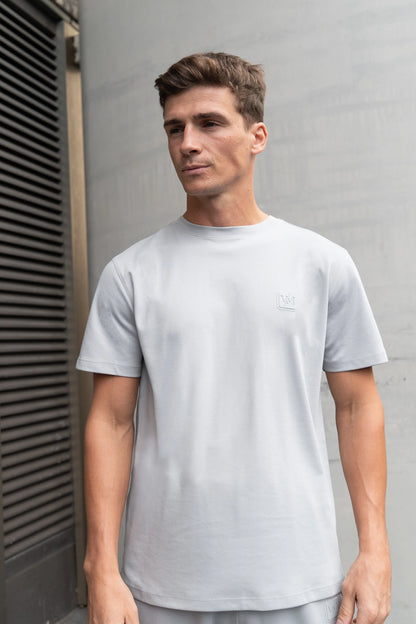 Valere Milano Mercerised T-Shirt Grey