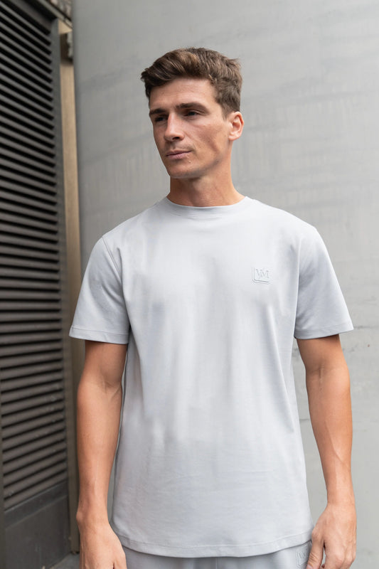 Valere Milano Mercerised T-Shirt Grey