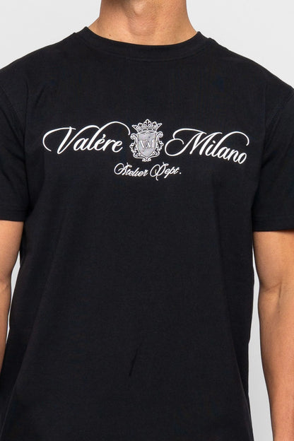 Valere Milano Devaro T-Shirt Black