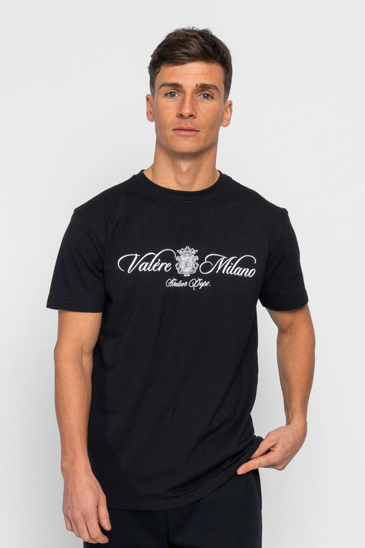 Valere Milano Devaro T-Shirt Black