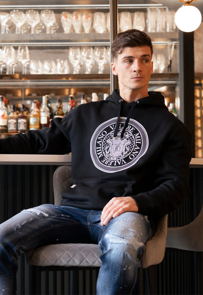 Valere Milano Trino Hoodie Black