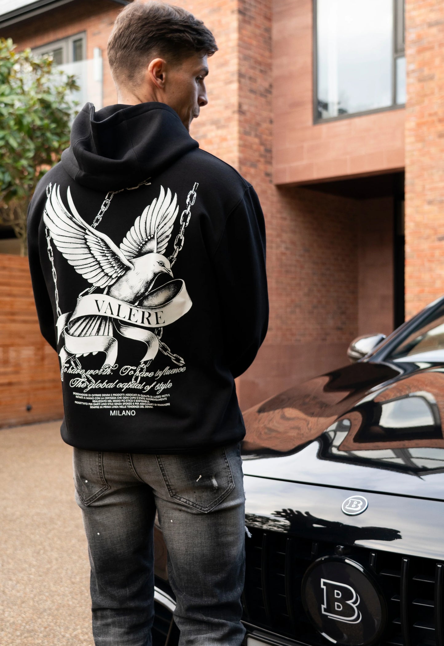 Valere Milano Monviso Hoodie Black